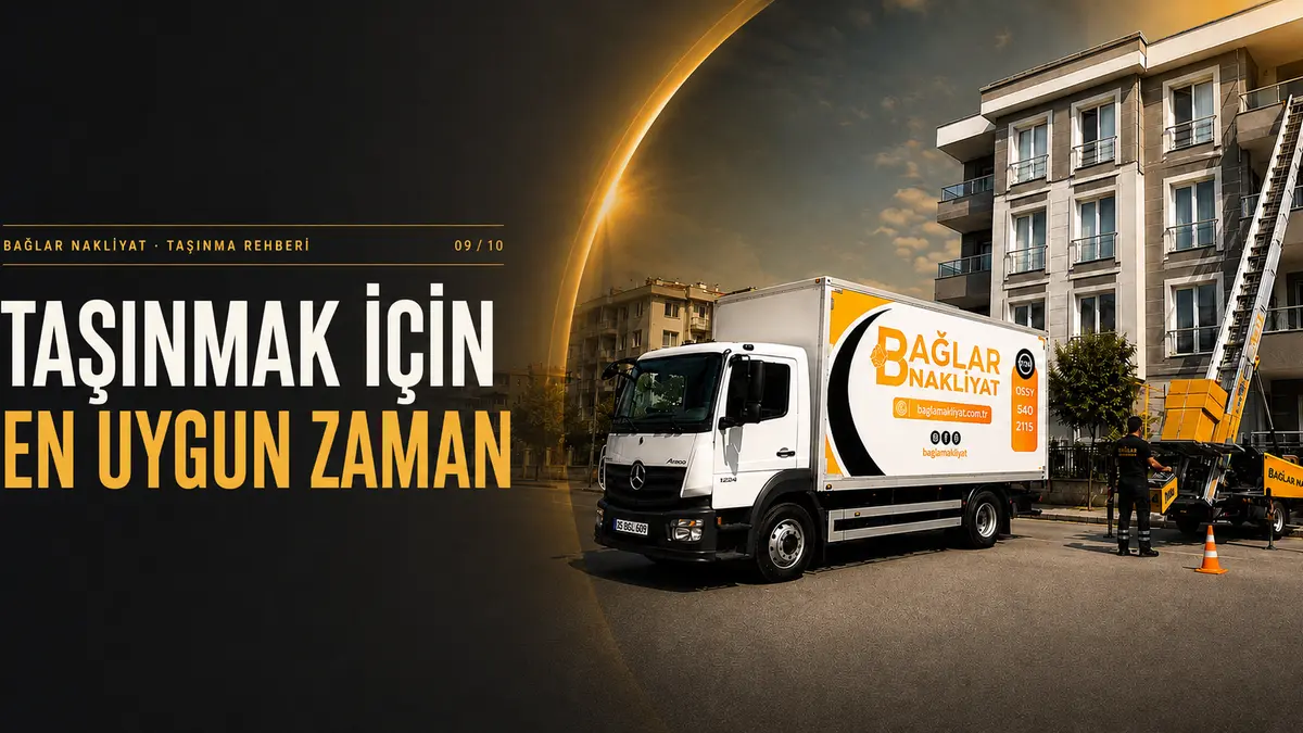 Bağlar Nakliyat kamyonu ve dış cephe asansörü — Eskişehir ev taşıma zamanı